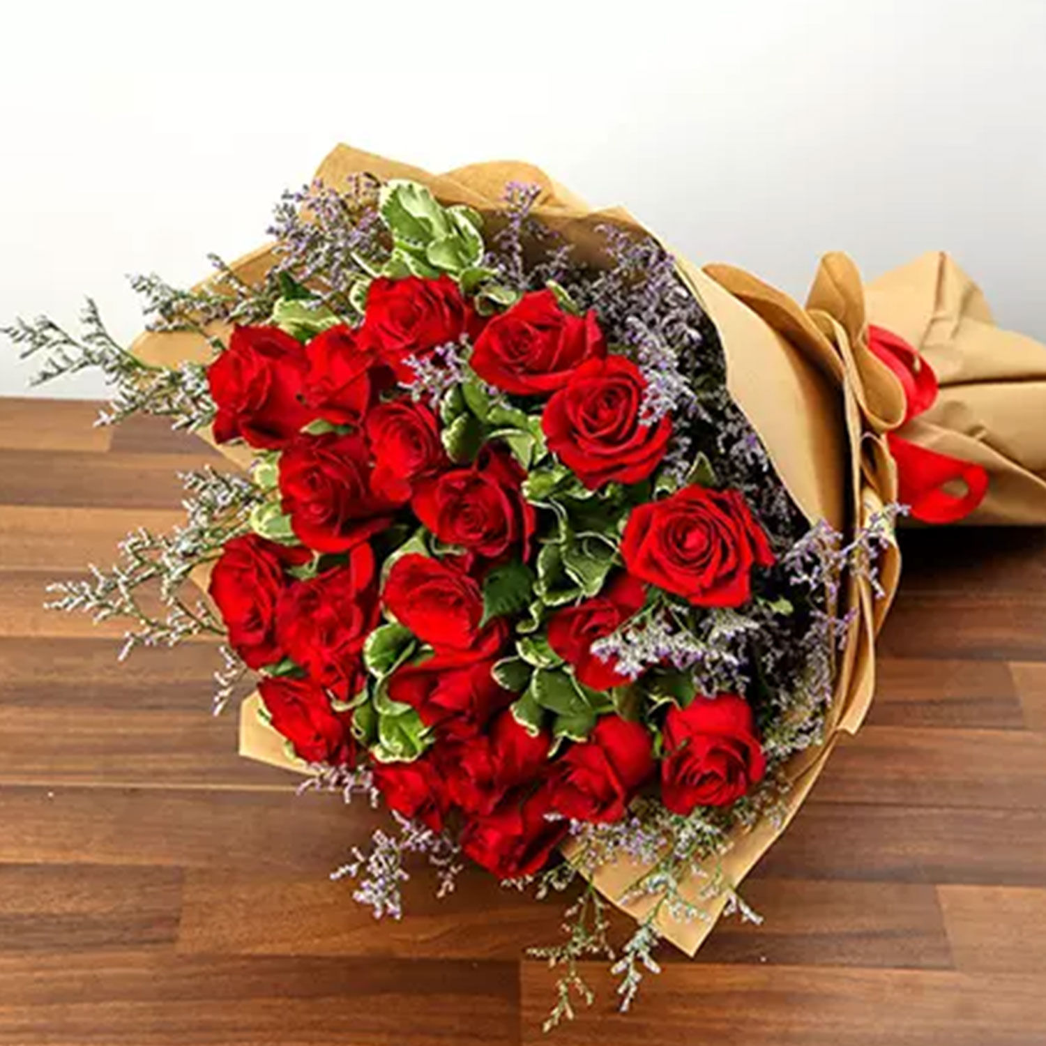 Online 20 Red Roses Bunch Gift Delivery in Singapore - Ferns N Petals