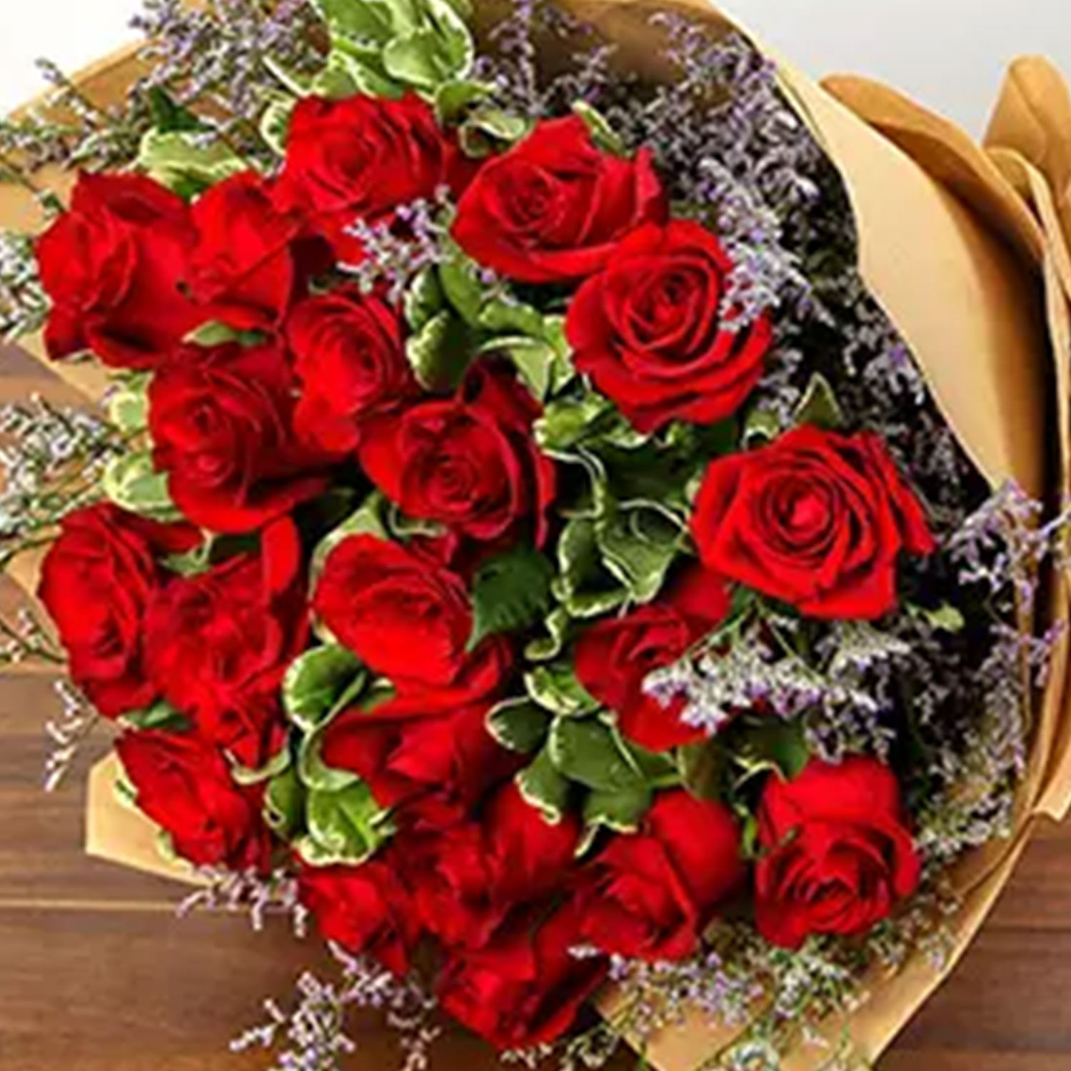 Online 20 Red Roses Bunch Gift Delivery in Singapore - Ferns N Petals