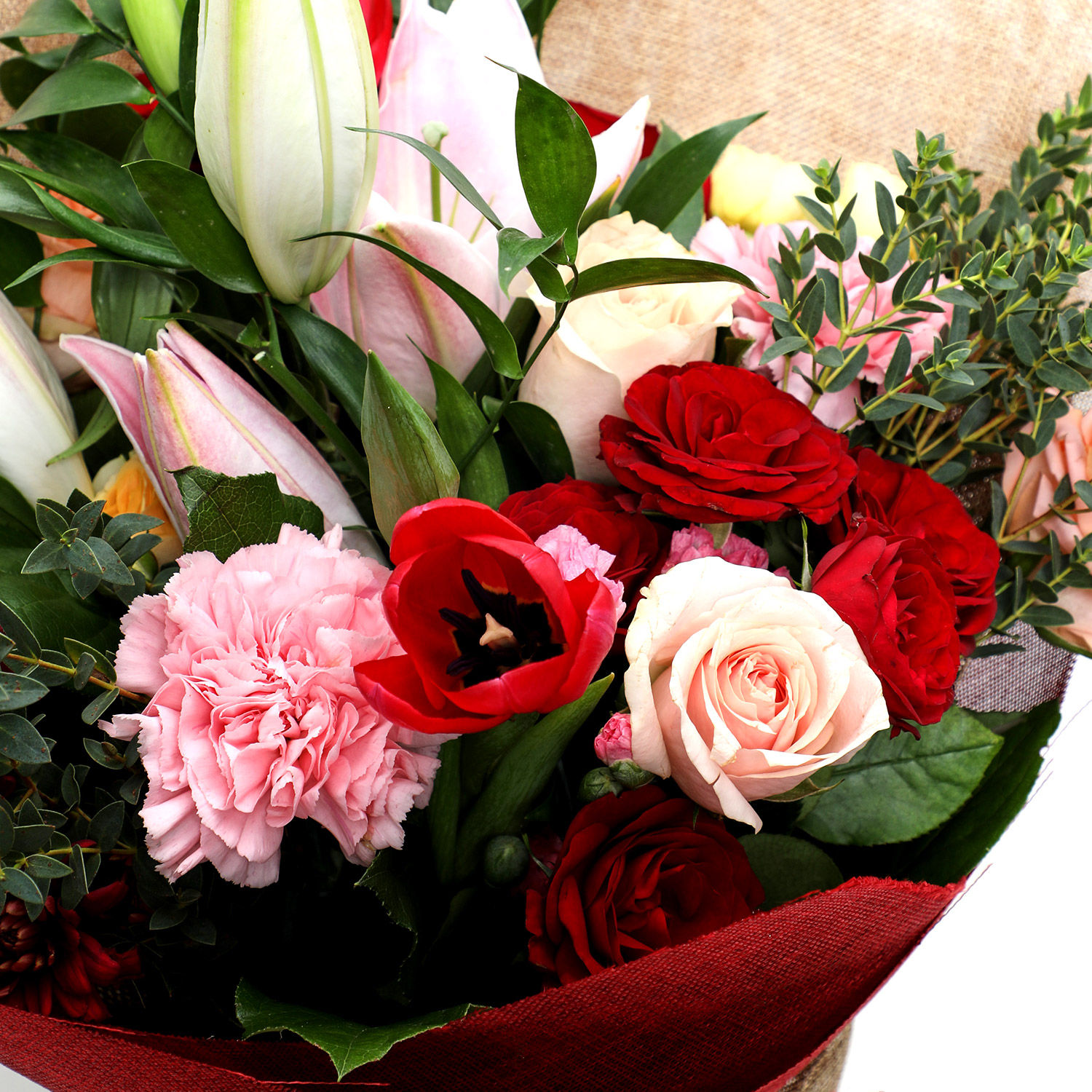 Online Vibrant Mixed Flowers Bouquet Gift Delivery in Singapore - FNP