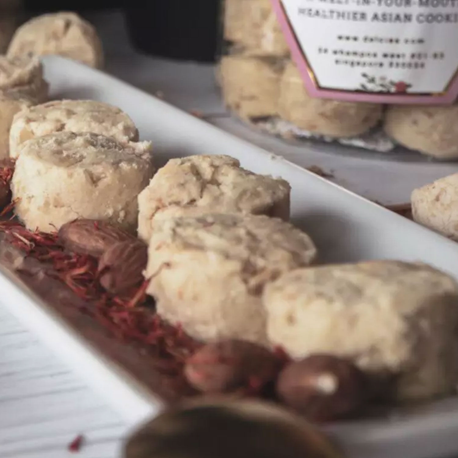 Online Vegan Macadamia Nuts Cookies Gift Delivery in Singapore FNP