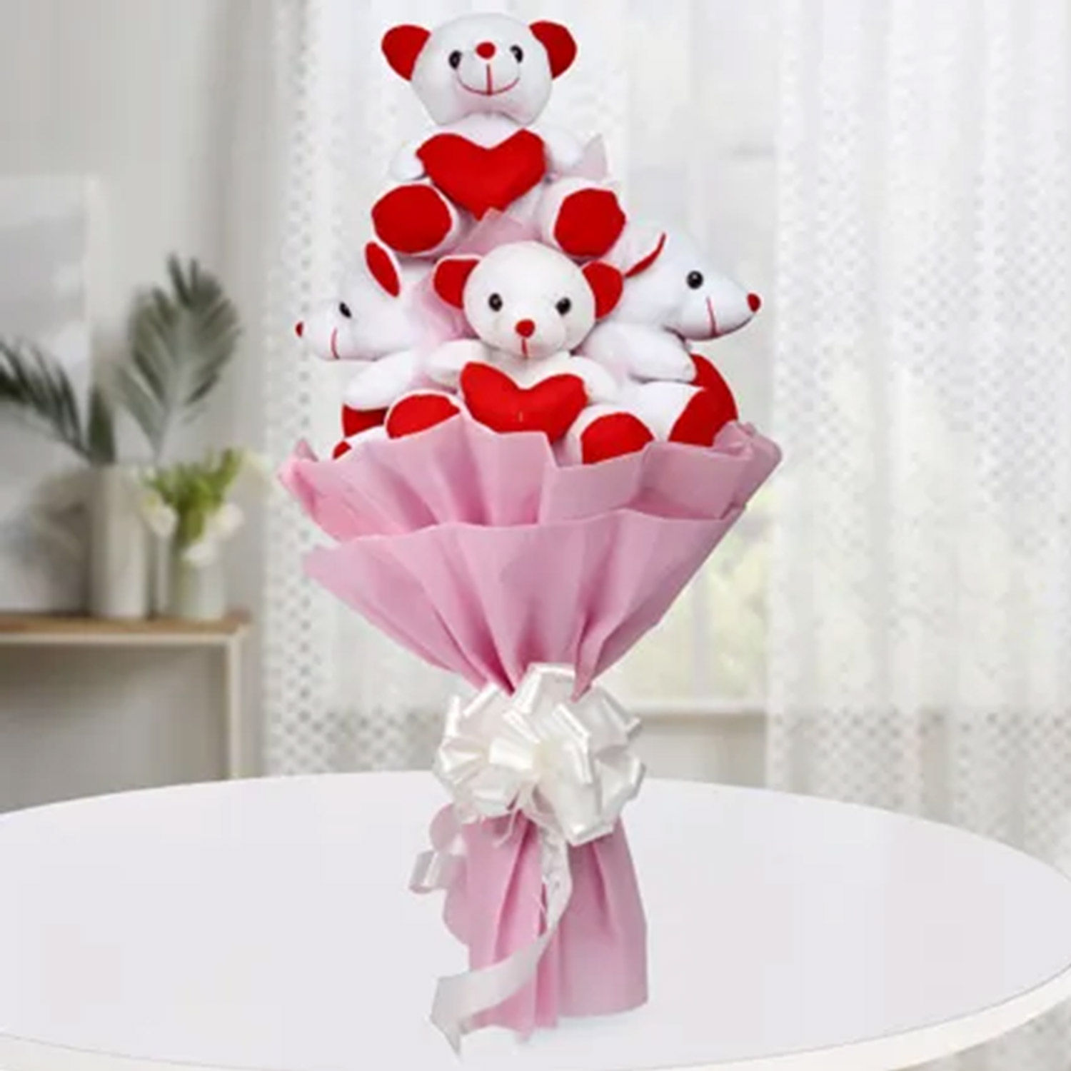 Online Teddy Bouquet Gift Delivery in Singapore - FNP