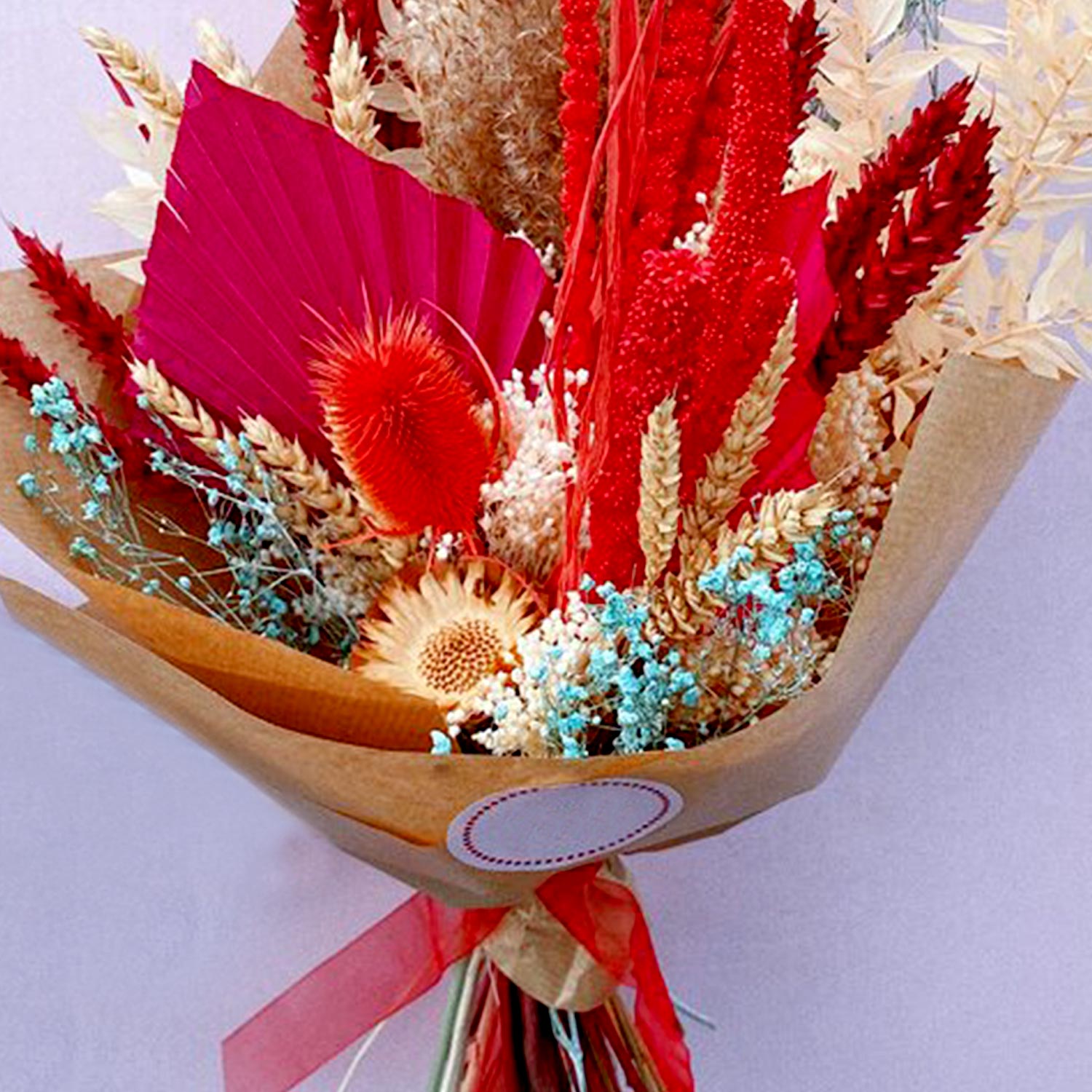 Online Bright Dried Flower Bouquet Gift Delivery in Singapore FNP