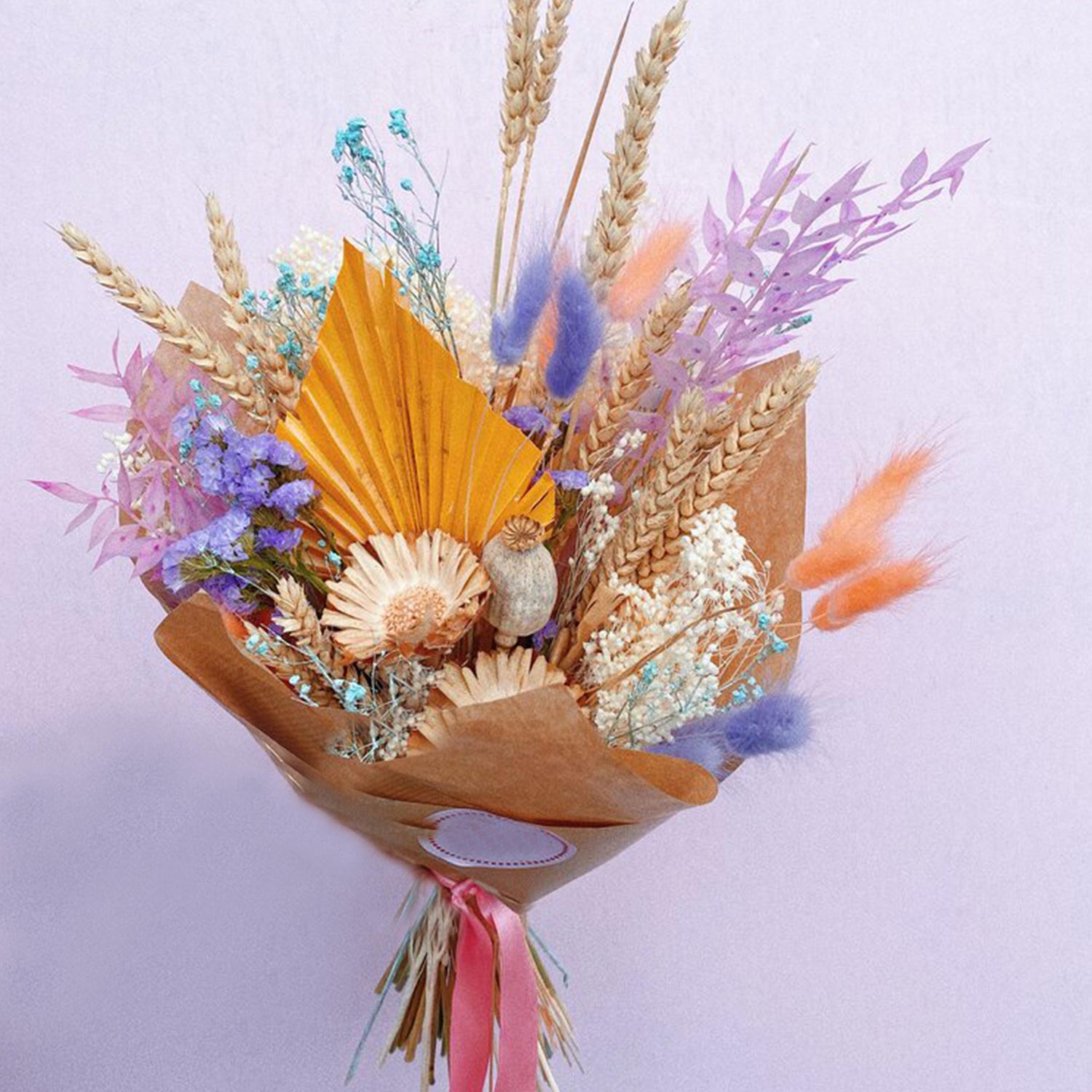 Online Colourful Dried Flower Bouquet Gift Delivery in Singapore FNP