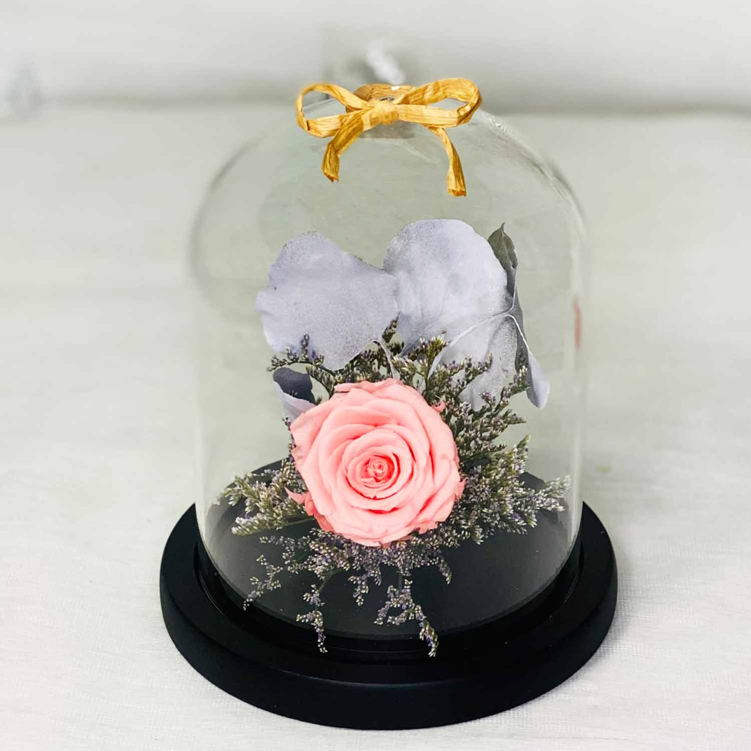 Online Beautiful Forever Rose In Glass Dome- Pink Gift Delivery in