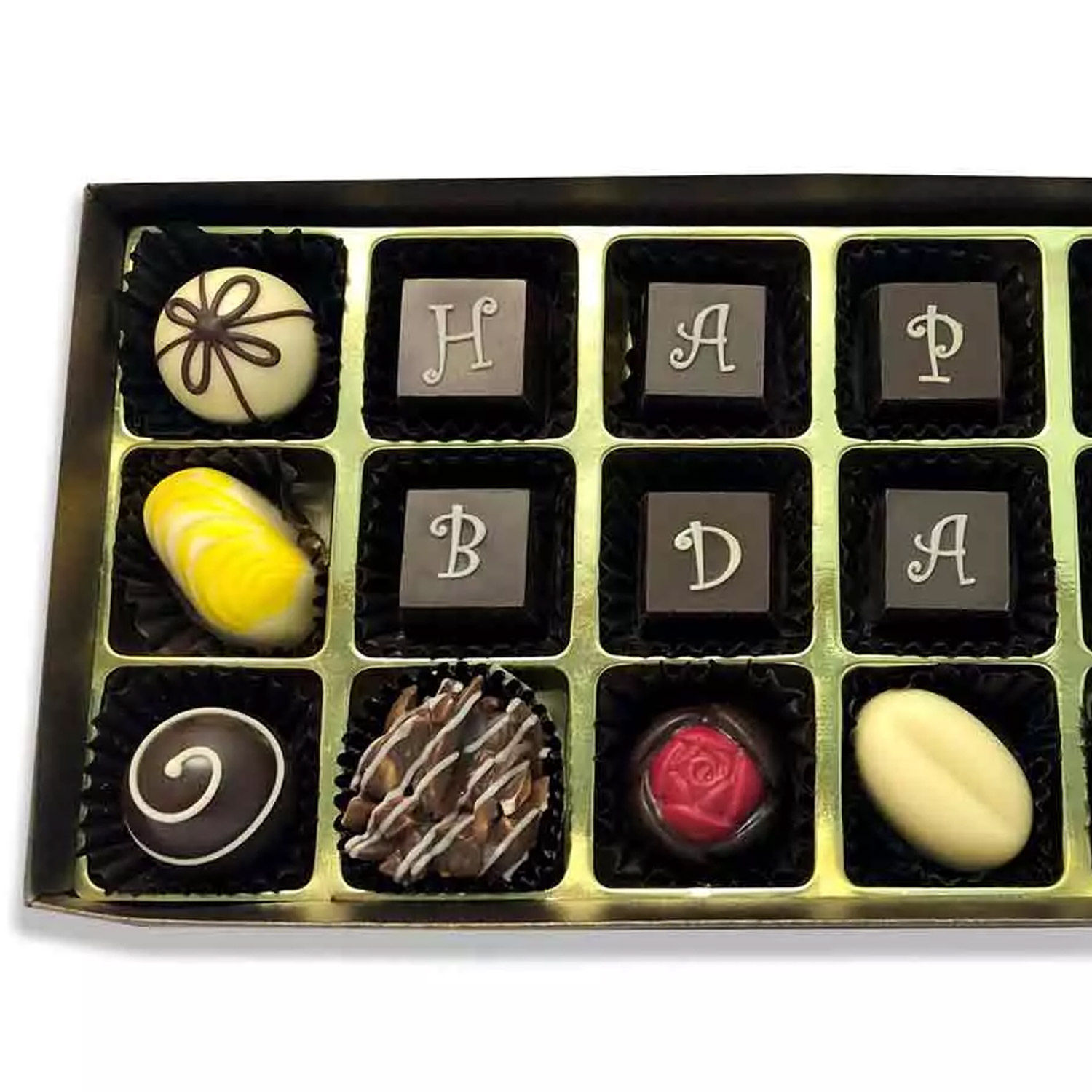 Online Lavish Birthday Chocolate Gift 18 Pcs Gift Delivery in