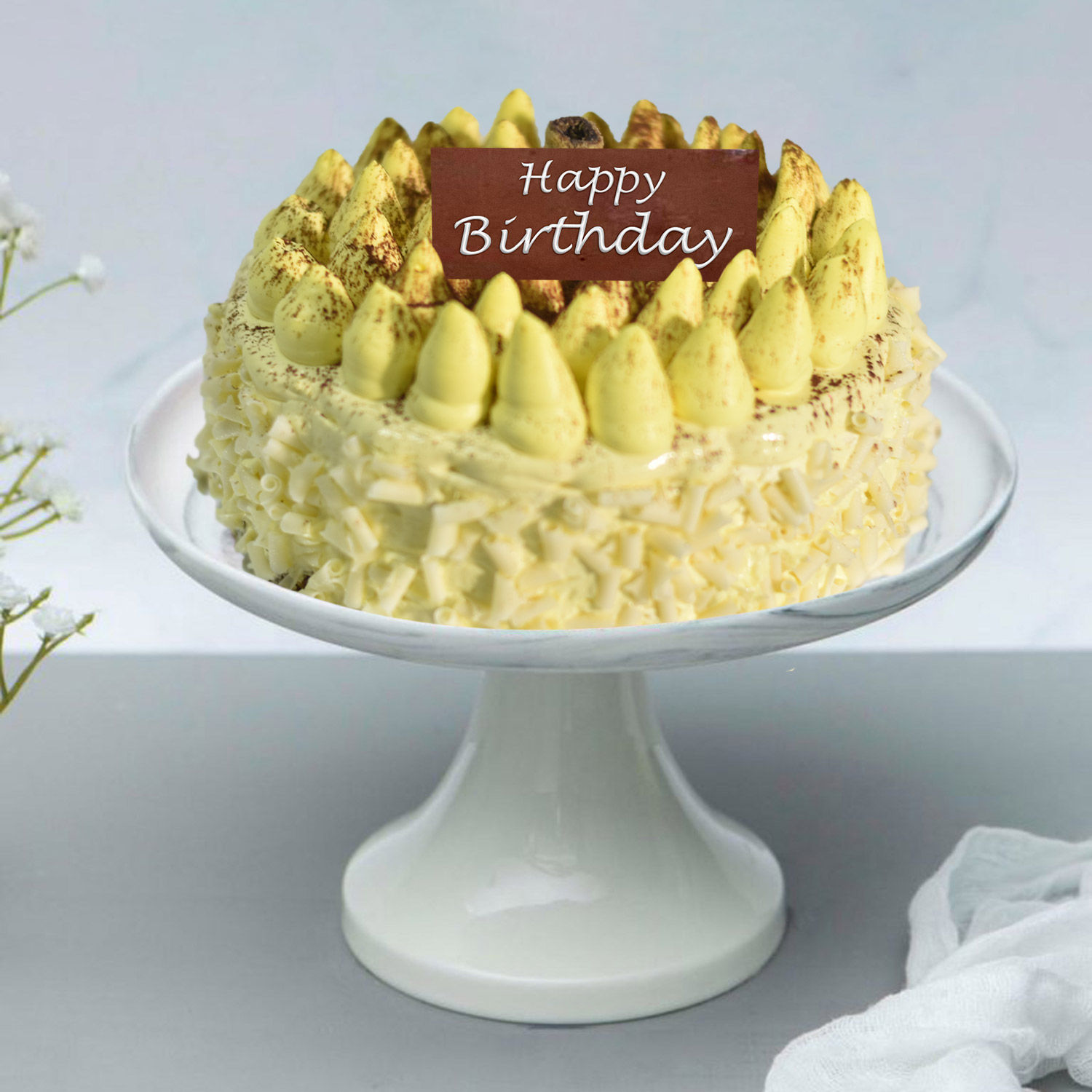 Online Durian Mousse Cake For Birthday Gift Delivery in Singapore FNP