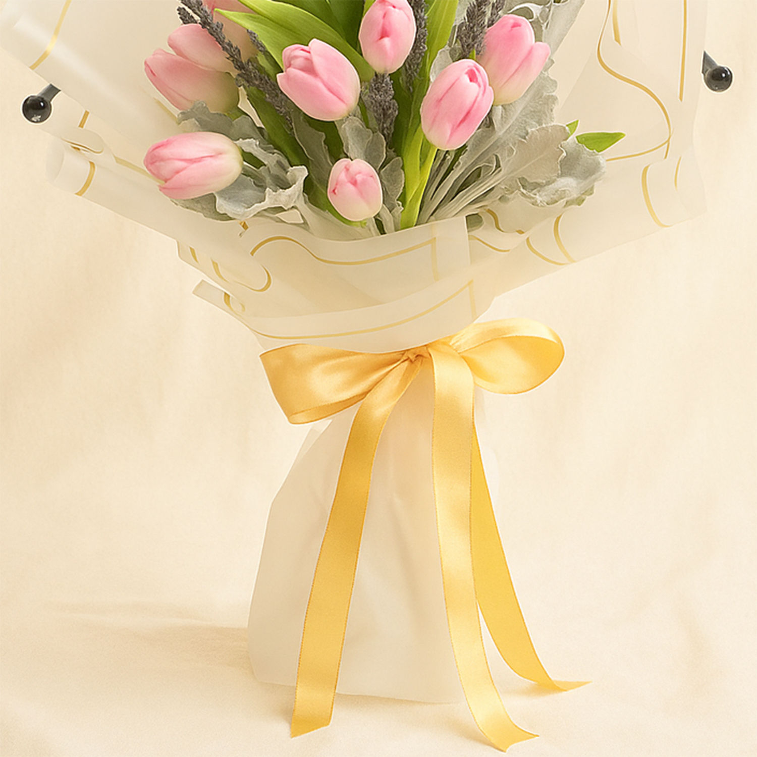 Online Lovely Pink Tulips Bouquet Gift Delivery in Singapore Ferns N