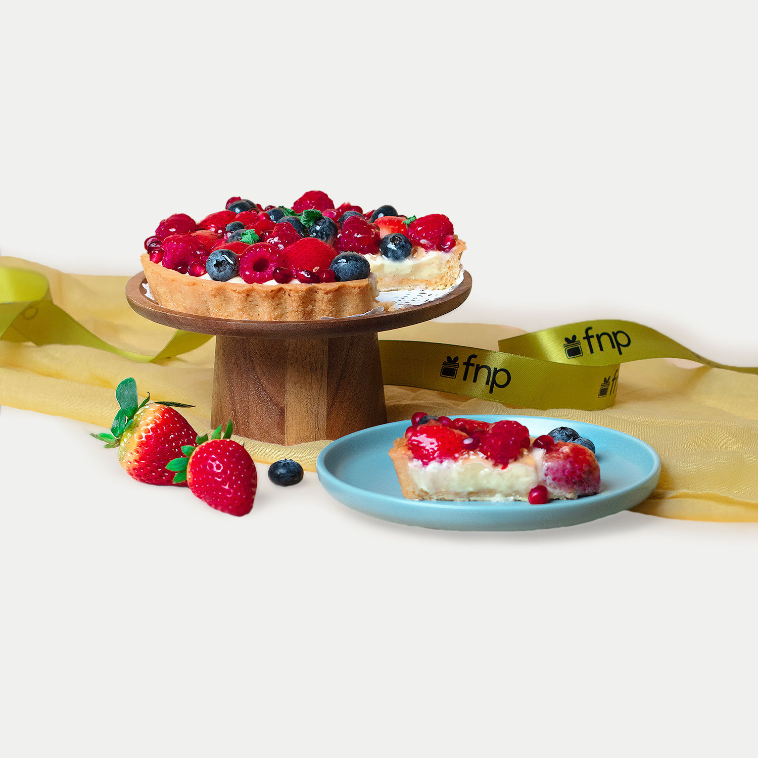 Online Delicious Berries Tart Cake Gift Delivery in Singapore Ferns N