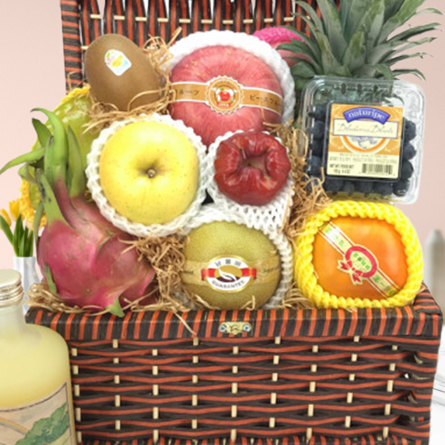 Online Fresh Juicy Fruit Gift Basket Gift Delivery in Singapore FNP