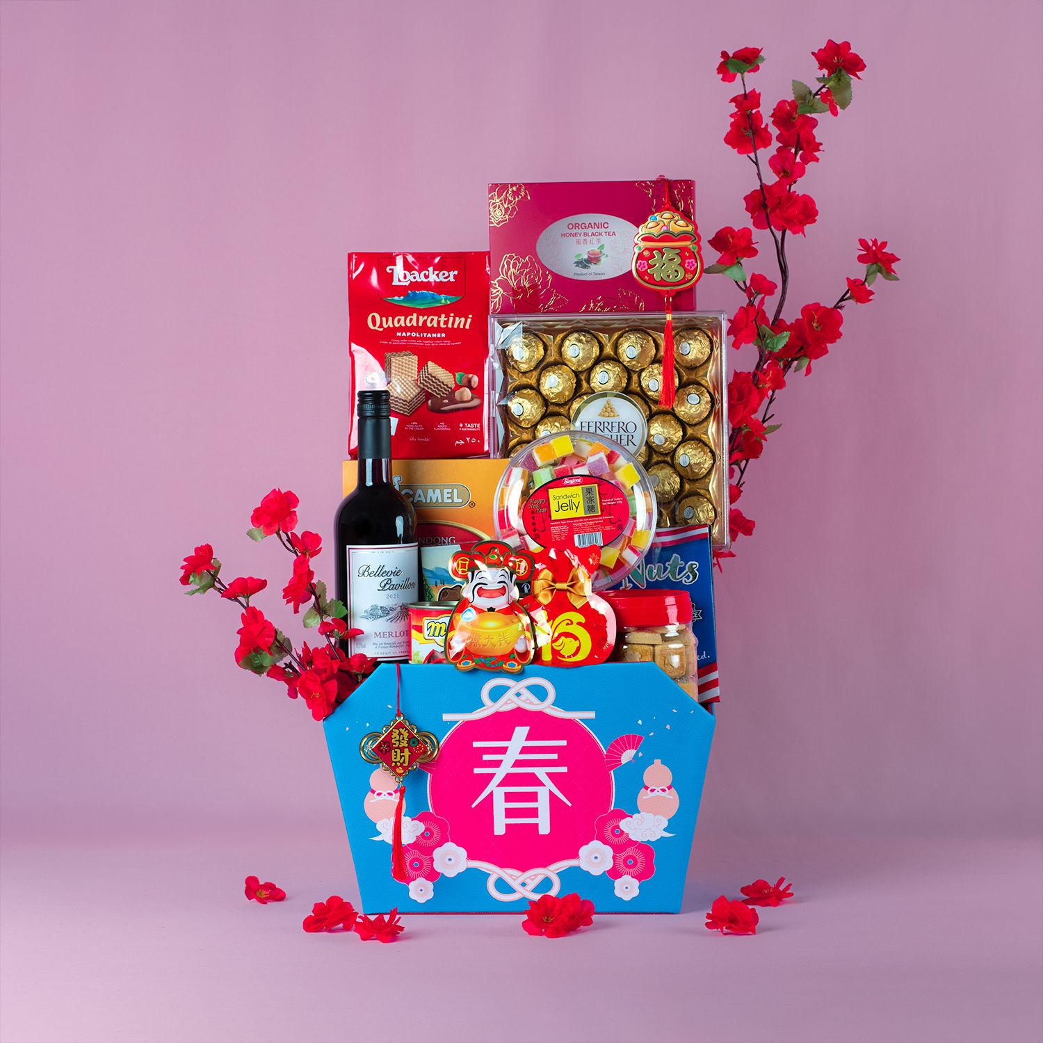 Online Sending Good Wishes Gift Basket Gift Delivery in Singapore FNP