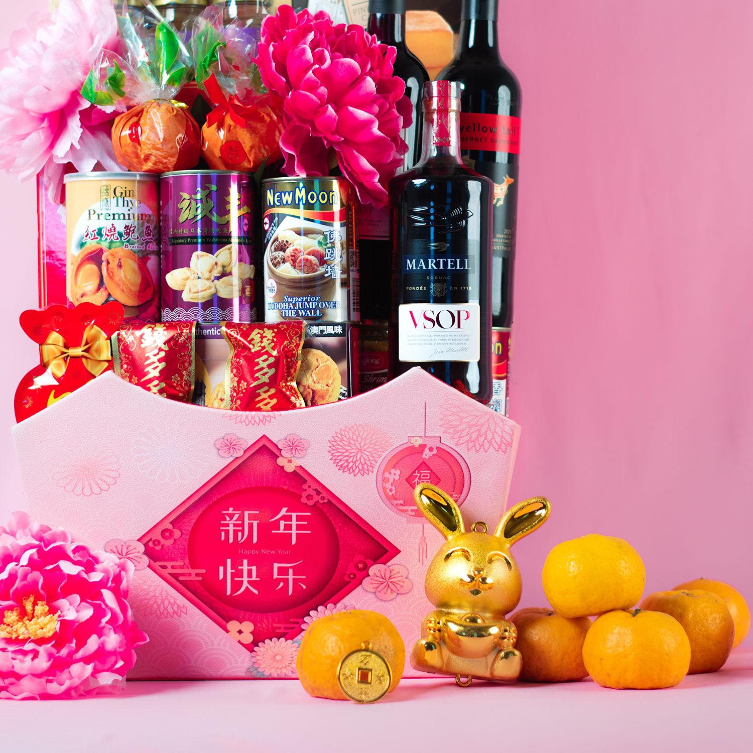 Online Assorted Goodies Leather Gift Basket Gift Delivery in Singapore